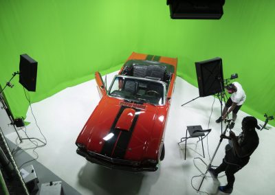 Aquifer Film Studio - GREEN SCREEN DRIVE-IN STUDIO HIRE - U-SHAPE DRAPES